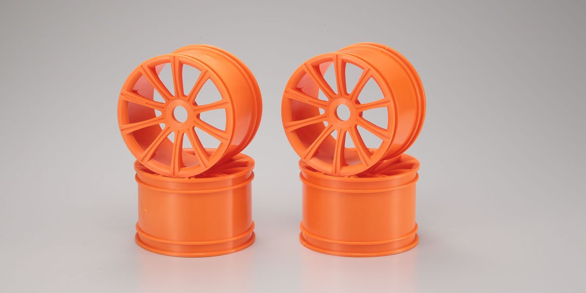 ISH050KO Ten-Spoke Wheel (Orange/ST-R/4pcs) ISH050KO  - KYOSHO RC